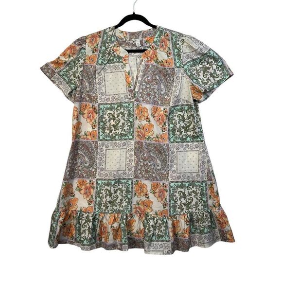 Cato xl PLUS SIZE PAISLEY PATCH DRESS - Picture 2 of 15